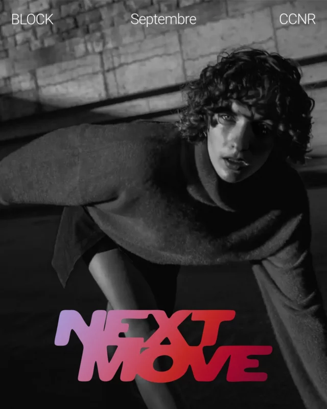 NEXT MOVE EN SEPTEMBRE⁠
💥⁠
Les ateliers et open-trainings reprennent au studio de la Velette !⁠
Le principe de Next Move : chaque semaine, un·e prof différent·e, danseur·euse du BLOCK, artiste associé·e ou accueilli·e en résidence, partage son univers.⁠ Chaque atelier est à la carte ➡️ pas d’engagement, juste du kiff et de la découverte à chaque session.⁠
⁠
En septembre, le BLOCK propose 4 ateliers : ⁠
▪️ Lundi 7 avec @nabilsansi, musicien Gnawa de la @ciedyptik⁠
▪️ Lundi 14 avec @camus.claire, danseuse et pédagogue⁠
▪️ Lundi 21 avec @franco_laleo, danseur et chorégraphe de la @_compagnie_mf_⁠
▪️ Lundi 28 juin avec @bonjoursuzon, danseuse et créatrice⁠
–—⁠
📅 Les lundis de 19h à 20h30⁠
📍 Au studio de la Velette · BLOCK — 16 square Koenig, Rillieux-la-Pape⁠
💸 6 € l’atelier / 50 € la carte de 10 ateliers (hors adhésion)⁠
📩 Inscription : adriana.falcone@ccnr.fr⁠
🔗 + d'infos en bio