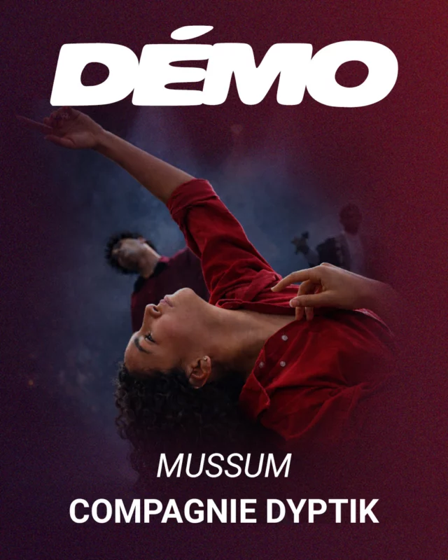 DÉMO DE MUSSUM · DYPTIK⁠
👀 ✨⁠
Le BLOCK accueille en résidence la @ciedyptik pour son projet Mussum lundi prochain. Plongée chorégraphique et musicale dans la culture Gnawa, Mussum poursuit la quête initiée par la précédente création de la compagnie, Amin : le lâcher-prise. Un mouvement primitif qui surgit avant la forme, comme une nécessité d’expression. Mussum est une pièce du ressenti, une élévation qui transcende.⁠
⁠
Démo ⏩ plongez au plus près de la création avec une répétition publique, suivie d'un talk avec les chorégraphes :⁠
📅 Jeudi 10 septembre 2026⁠
🕧 19h30 — 21h⁠
📍 Au studio de la Velette — 16 square Koenig, Rillieux-la-Pape⁠
💸 GRATUIT sur réservation : lien en bio⁠
⁠
‼️ Lundi 7 septembre, participez à un atelier Next Move avec le musicien @nabilsansi : une immersion dans la culture Gnawa. 💸 6 € sur inscription : adriana.falcone@ccnr.fr ⁠
⁠
🏠 La @ciedyptik est accueillie en résidence au BLOCK · CCNR du 7 au 11 septembre dans le cadre de l'Accueil-studio 2026.