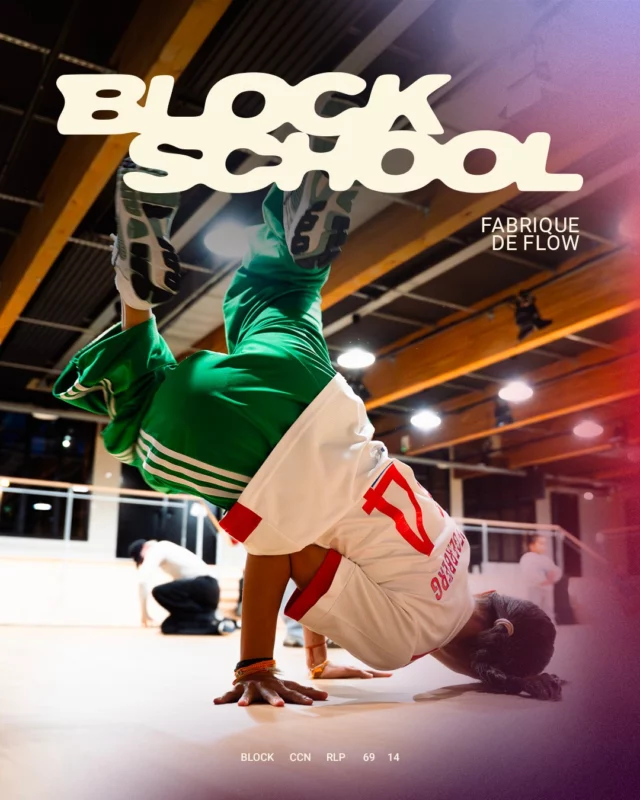BLOCK SCHOOL⁠
🎒👟⁠
La BLOCK school reprend du service le 16 septembre avec un nouveau cours de danse hip-hop et break pour les 8-12 ans de niveau inter/avancé. Testez avant de vous engager : nos trois premiers cours de septembre restent ouverts !⁠
⚠️ Les cours se remplissent vite ! Pré-inscriptions : lien en bio⁠
⁠
Quatre créneaux pour les enfants :⁠
◾ Hip-hop / break 👶🏽 5-7 ans ⁠
— 📅 2 mercredis/mois 🕐 10h-11h⁠
◾ Hip-hop / break 👧🏼 🧒🏾 8-12 ans débutant·es ⁠
— 📅 les mercredis 🕐 14h-15h⁠
◾ Hip-hop / break 👧🏼 🧒🏾 8-12 ans inter/avancé·es ⁠
— 📅 les mercredis 🕐 15h-16h⁠
◾ Hip-hop / break 👧🏼 👧🏽 7-12 ans 100% filles ⁠
— 📅 les mercredis 🕐 16h-17h30*⁠
⁠
Pour les adultes, le BLOCK propose aussi :⁠
◾ Next Move contemporain · danses urbaines ⁠
— 📅 les lundis 🕐 19h-20h30⁠
◾ Open-training ⁠
— 📅 les mardis 🕐 19h-21h⁠
⁠
*L dans la ville en partenariat avec la @mjcototem et @sportdanslaville⁠
📸 @iprod_